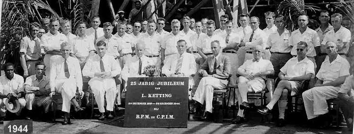 Jubileum hr Ketting trumbles 1944